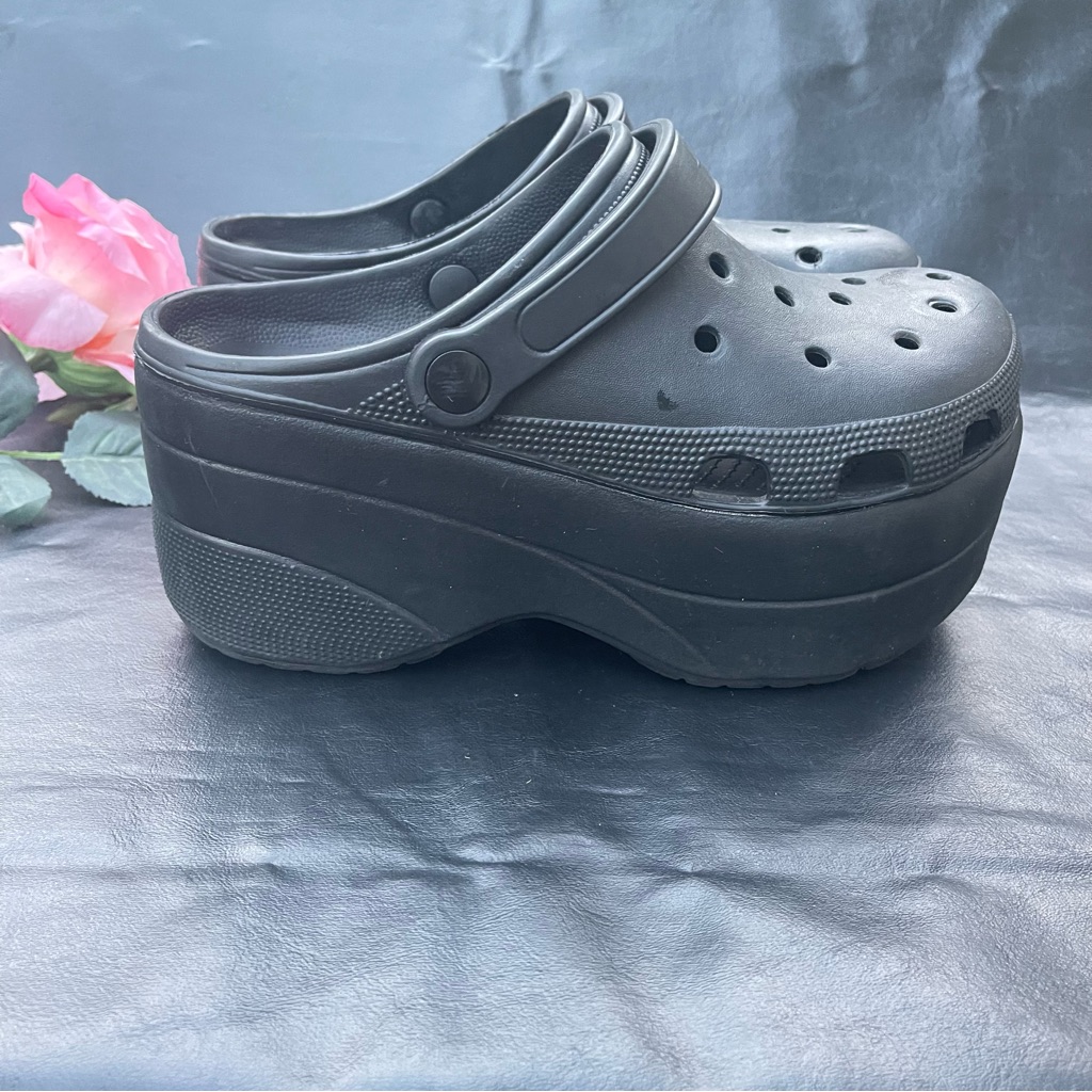 Woman’s Platform Clog Slip On Sandals Non-Slip Wedges Size 10